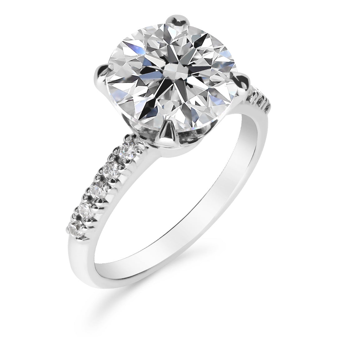 Silván Charlotte timanttisormus 3,22ct, 14K valkokultaa, Silván vihkisormukset