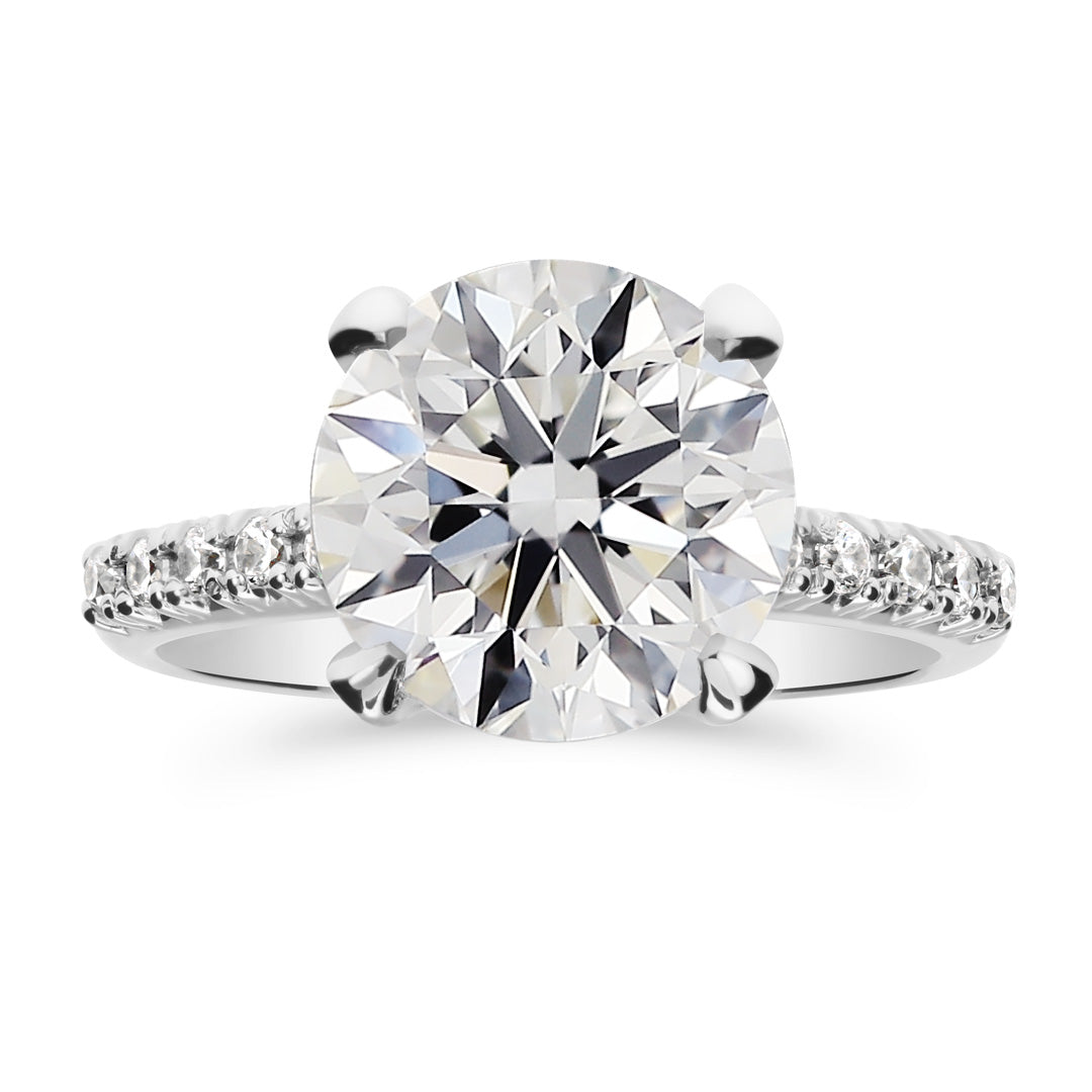 Silván Charlotte timanttisormus 3,22ct, 14K valkokultaa, Silván vihkisormukset
