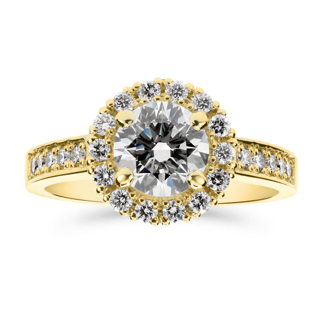 Silván Lauriel timanttisormus 1,49ct, 14K keltakultaa, Silván vihkisormukset