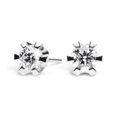 Silván Solitaire timanttikorvakorut 0,50ct, 14K valkokultaa, Silván timanttikorut