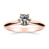 Silván Solitaire timanttisormus 0,40ct, 14K rosekultaa, Silván vihkisormukset