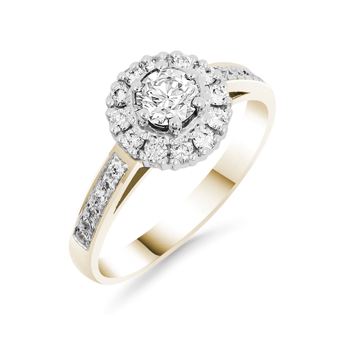Silván timanttisormus 0,54ct, 14K keltakultaa, Silván vihkisormukset - Silván - Laatukoru
