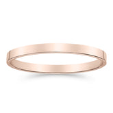 Silván kihlasormus 2mm flakka, 14K rosekultaa, Silván kihlasormukset
