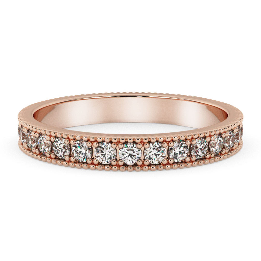 Silván allianssi timanttisormus 0,35ct, 14K rosekultaa, Silván vihkisormukset