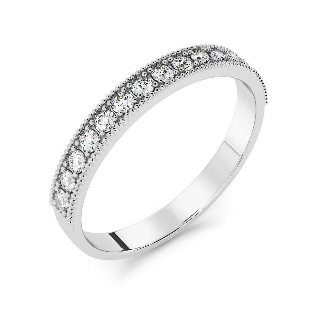 Silván timanttisormus 0,17ct, 14K valkokultaa, Silván timanttikorut - Silván - Laatukoru