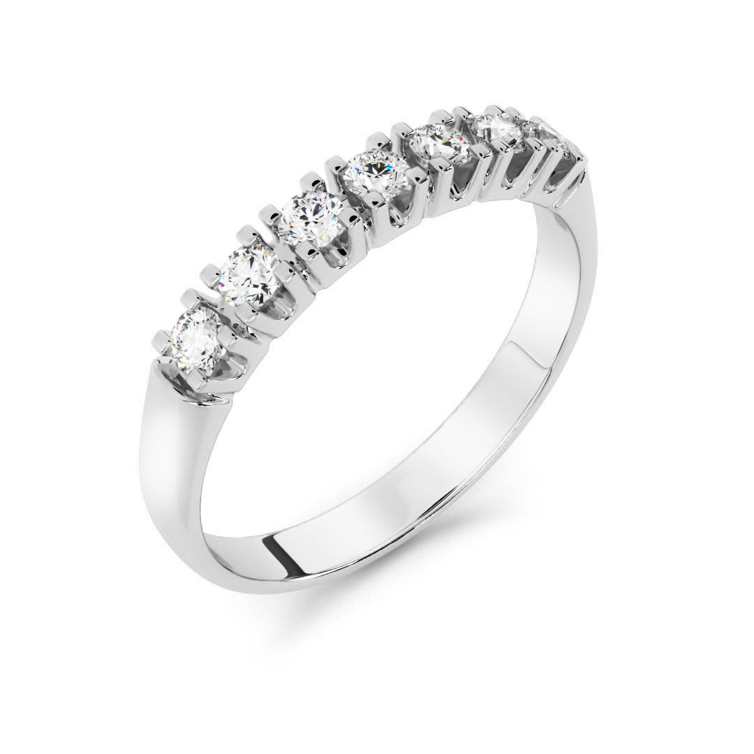 Silván timanttisormus 0,21ct, 14K valkokultaa, Silván vihkisormukset - Silván - Laatukoru