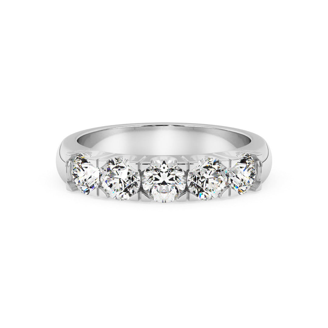 Silván timanttisormus 1,00ct, 14K valkokultaa, Silván vihkisormukset - Silván - Laatukoru