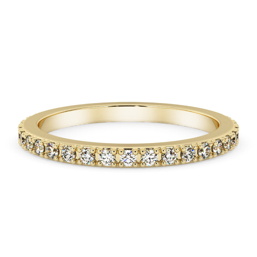 Silván timanttisormus 0,36ct, 14K keltakultaa, Silván vihkisormukset
