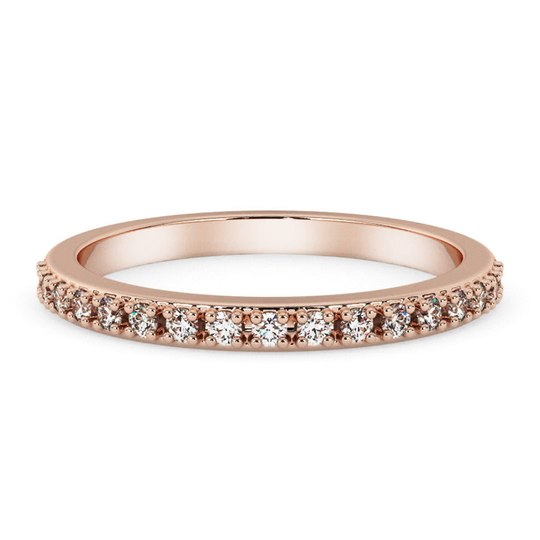 Silván timanttisormus 0,17ct, 14K rosekultaa, Silván vihkisormukset