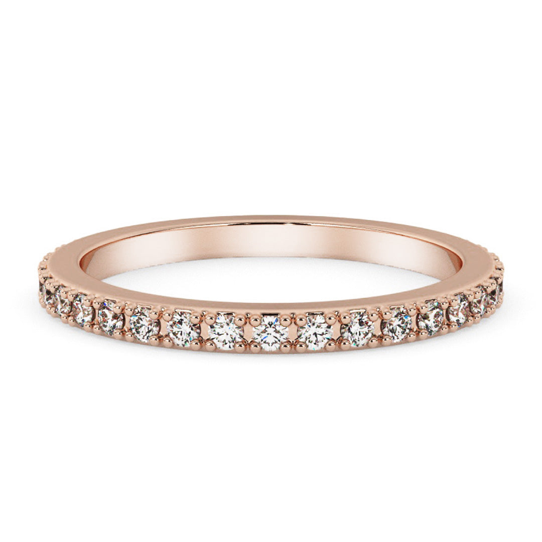 Silván timanttisormus 0,36ct, 14K rosekultaa, Silván vihkisormukset