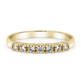 Silván timanttisormus 0,14ct, 14K keltakultaa, Silván vihkisormukset