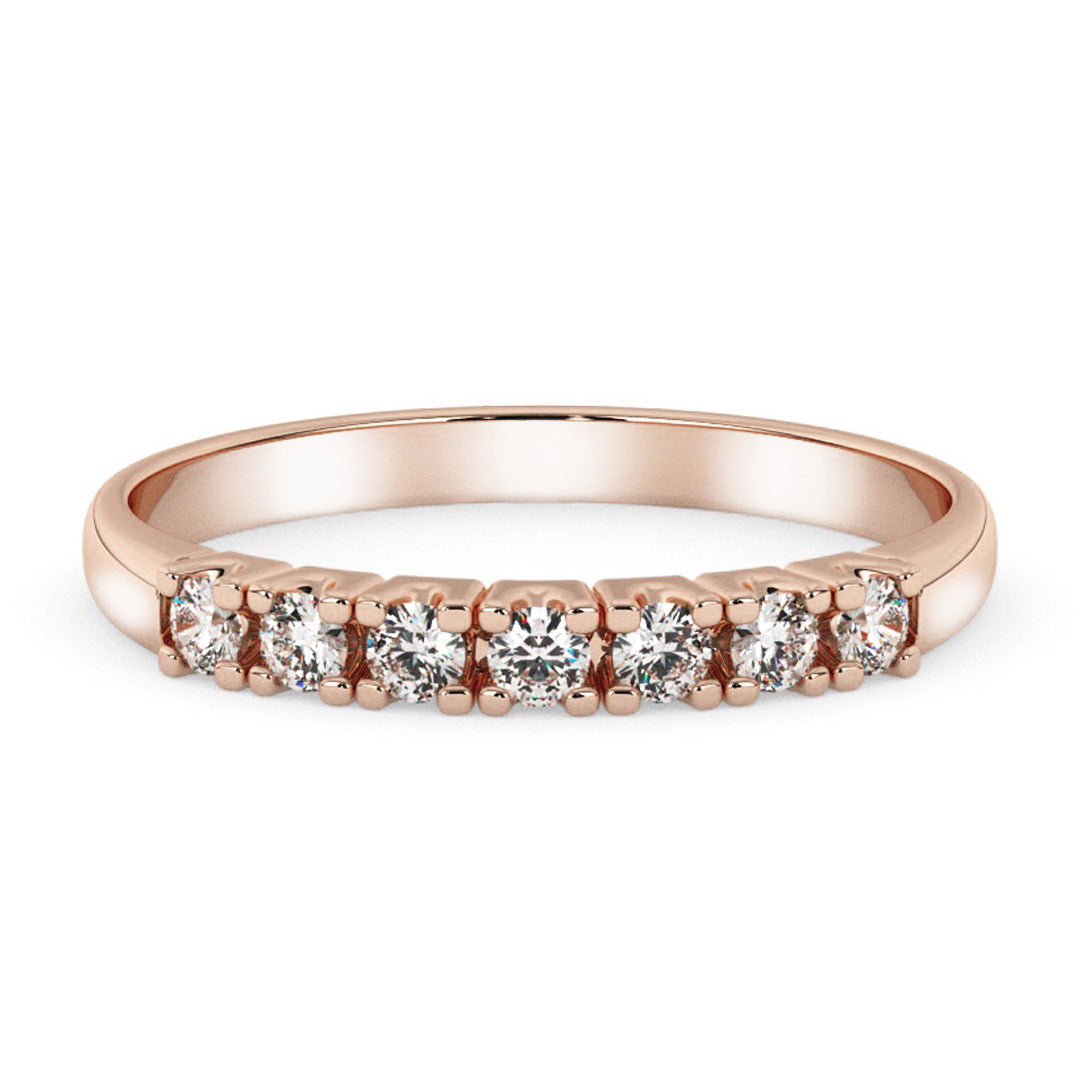 Silván timanttisormus 0,14ct, 14K rosekultaa, Silván vihkisormukset