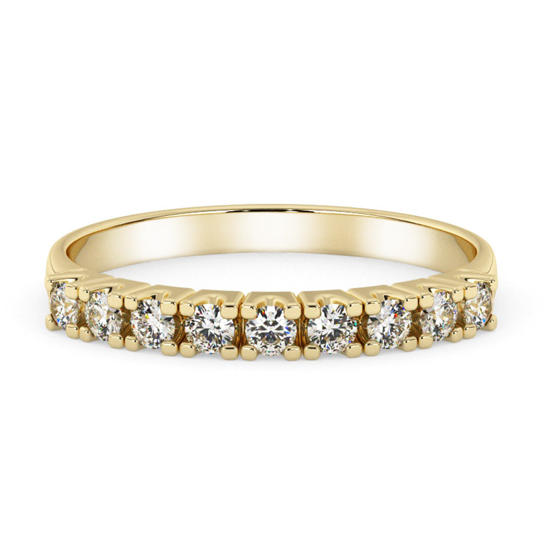 Silván timanttisormus 0,18ct, 14K keltakultaa, Silván vihkisormukset