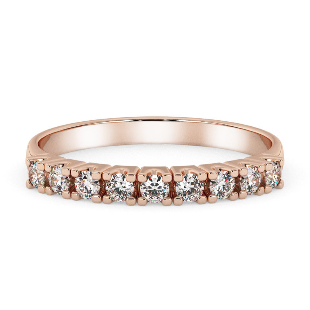 Silván timanttisormus 0,18ct, 14K rosekultaa, Silván vihkisormukset