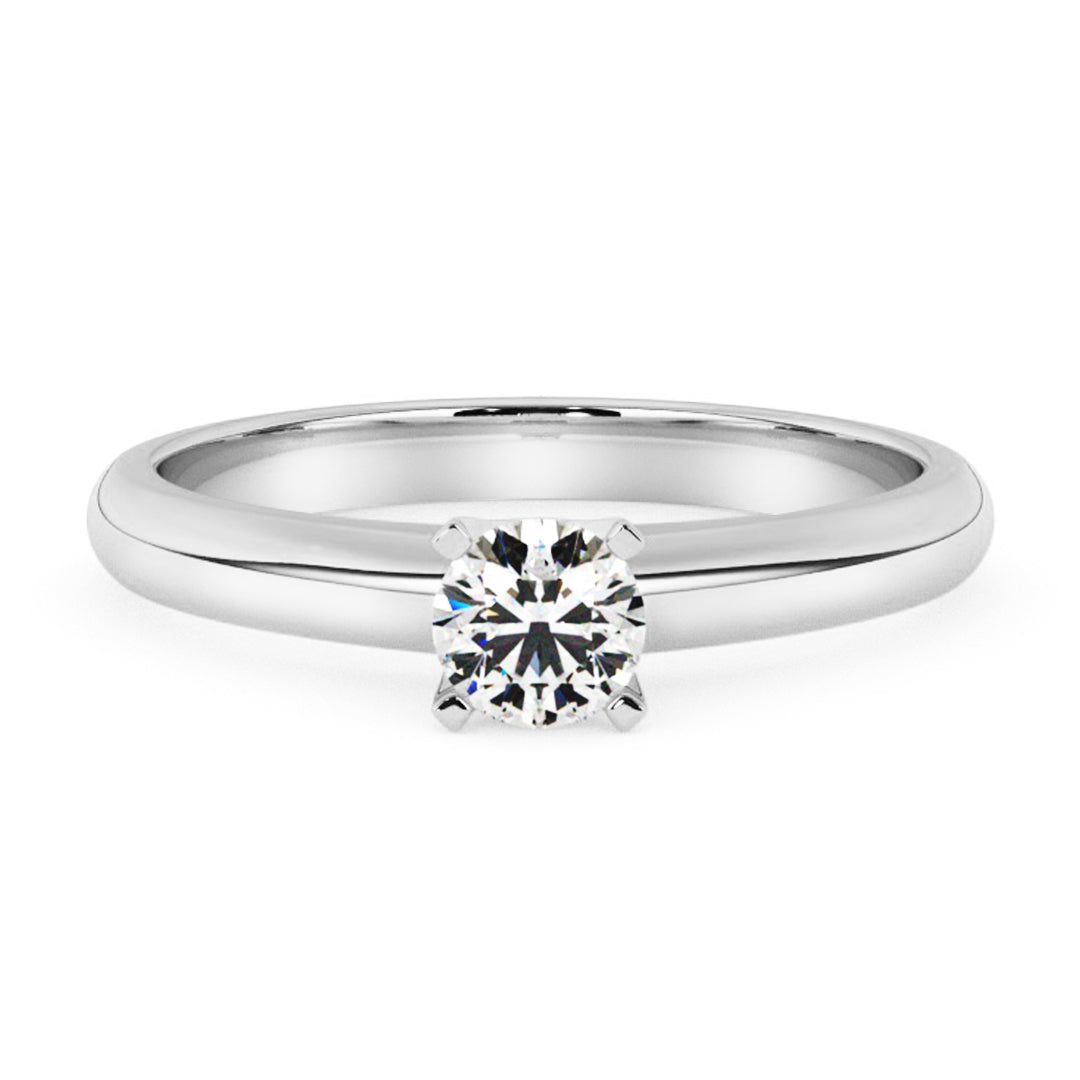 Silván timanttisormus 0,30ct, 14K valkokultaa, Silván timanttikorut - Silván - Laatukoru