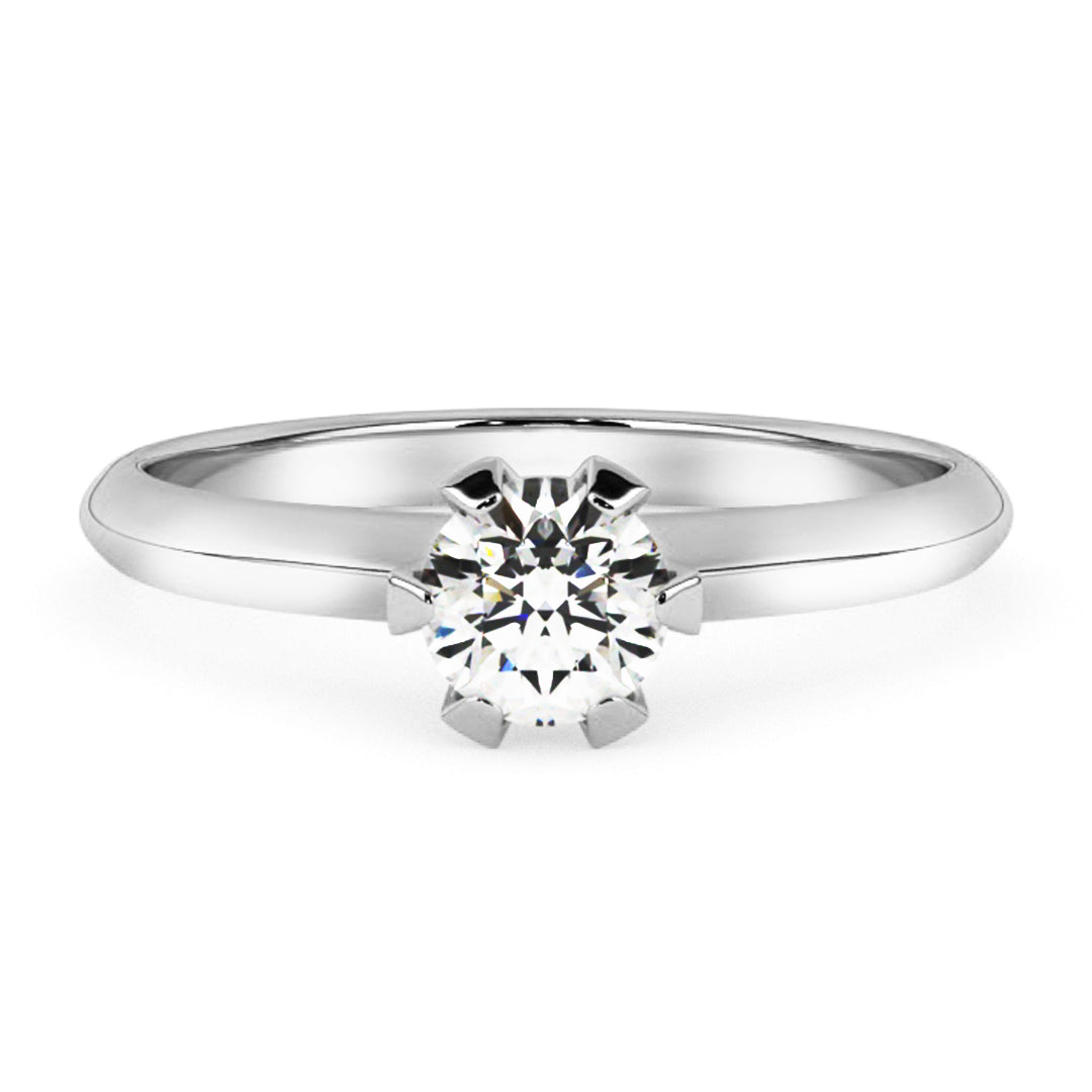 Silván timanttisormus 0,30ct, 14K valkokultaa, Silván timanttikorut - Silván - Laatukoru