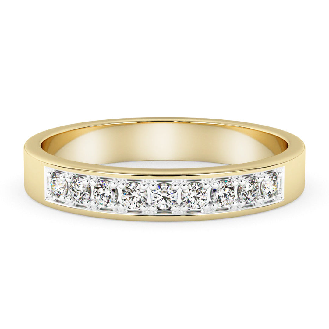 Silván timanttisormus 0,09ct, 14K keltakultaa, Silván timanttikorut - Silván - Laatukoru
