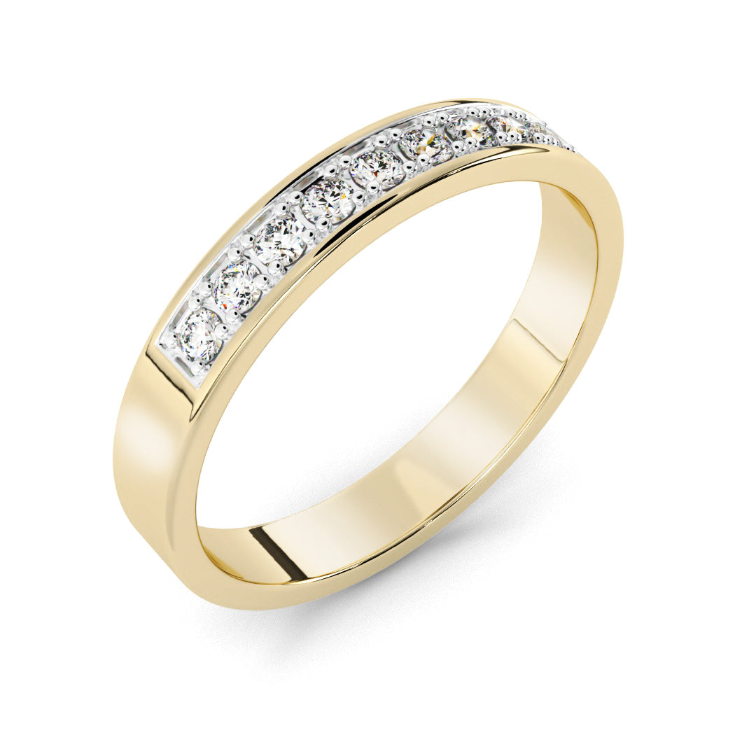 Silván timanttisormus 0,09ct, 14K keltakultaa, Silván timanttikorut - Silván - Laatukoru