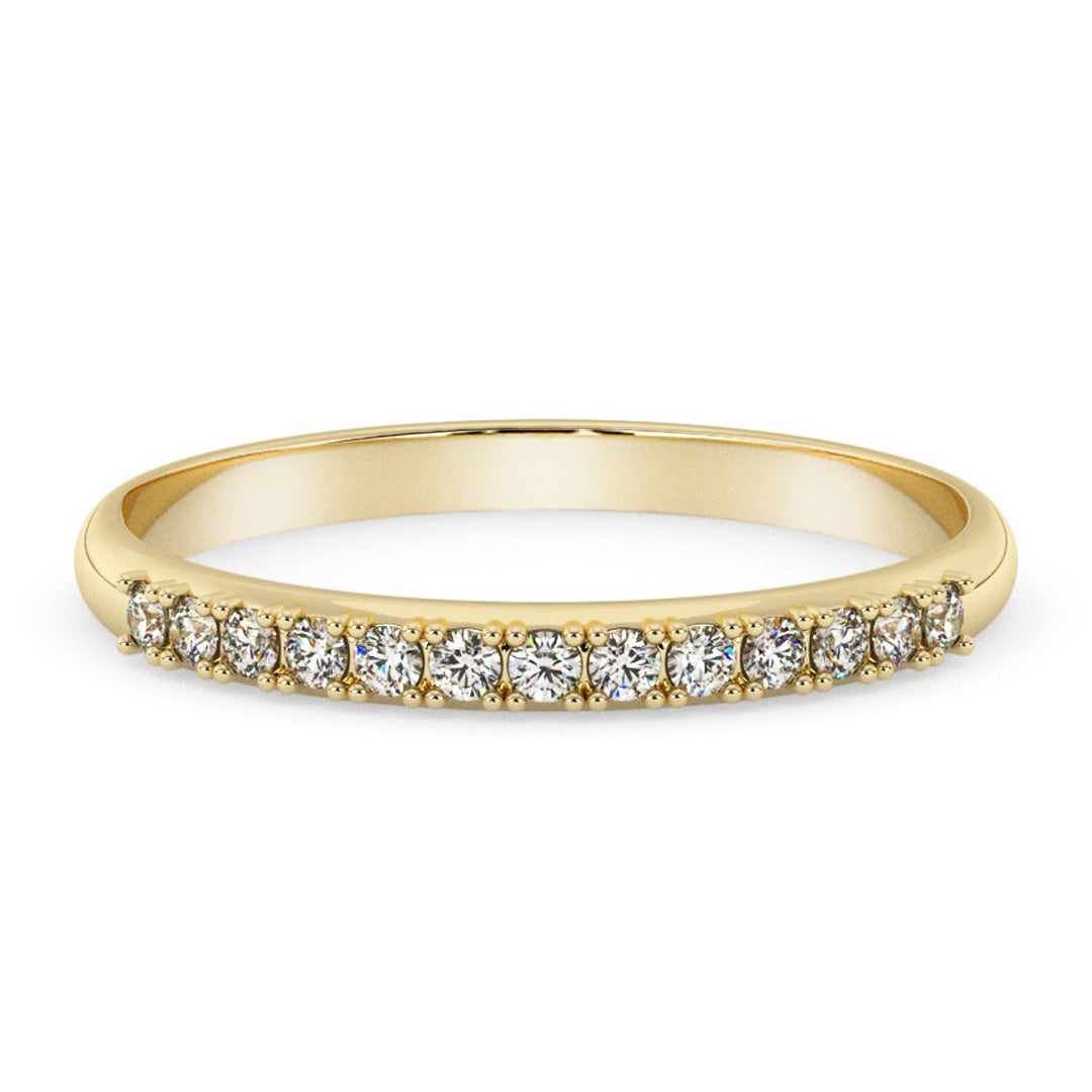 Silván timanttisormus 0,13ct, 14K keltakultaa, Silván vihkisormukset - Silván - Laatukoru