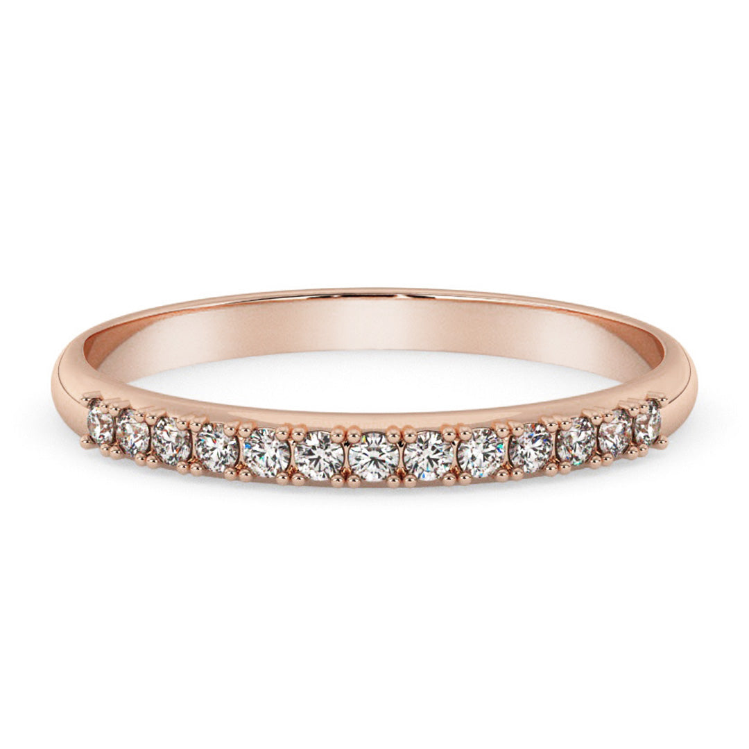 Silván timanttisormus 0,13ct, 14K rosekultaa, Silván vihkisormukset - Silván - Laatukoru