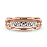 Silván timanttisormus 0,15ct, 14K rosekultaa, Silván vihkisormukset