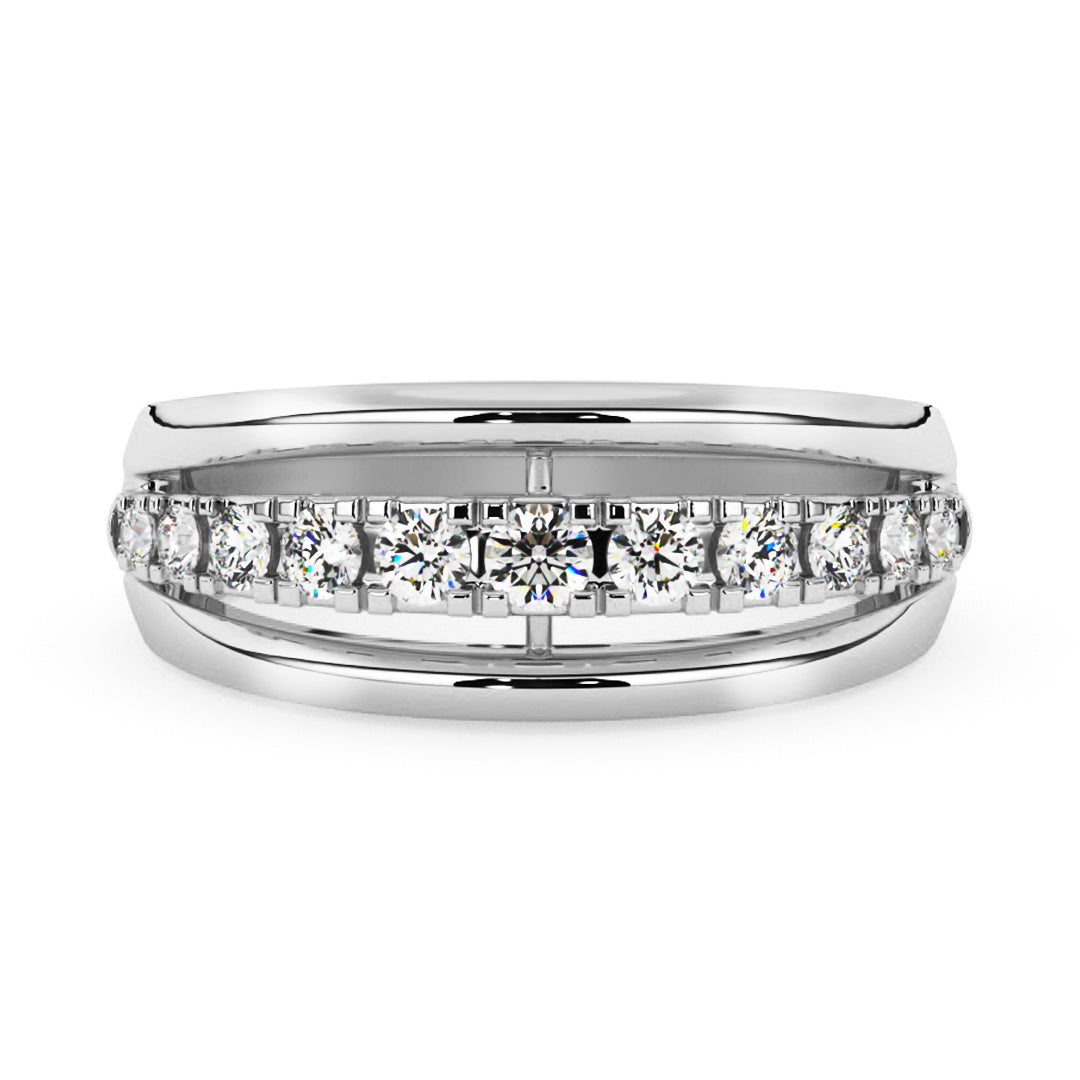 Silván timanttisormus 0,15ct, 14K valkokultaa, Silván timanttikorut - Silván - Laatukoru