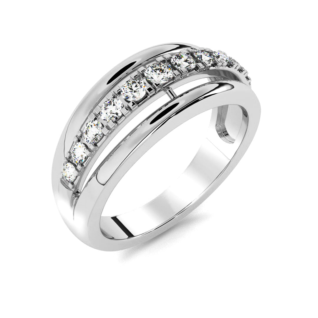 Silván timanttisormus 0,15ct, 14K valkokultaa, Silván timanttikorut - Silván - Laatukoru