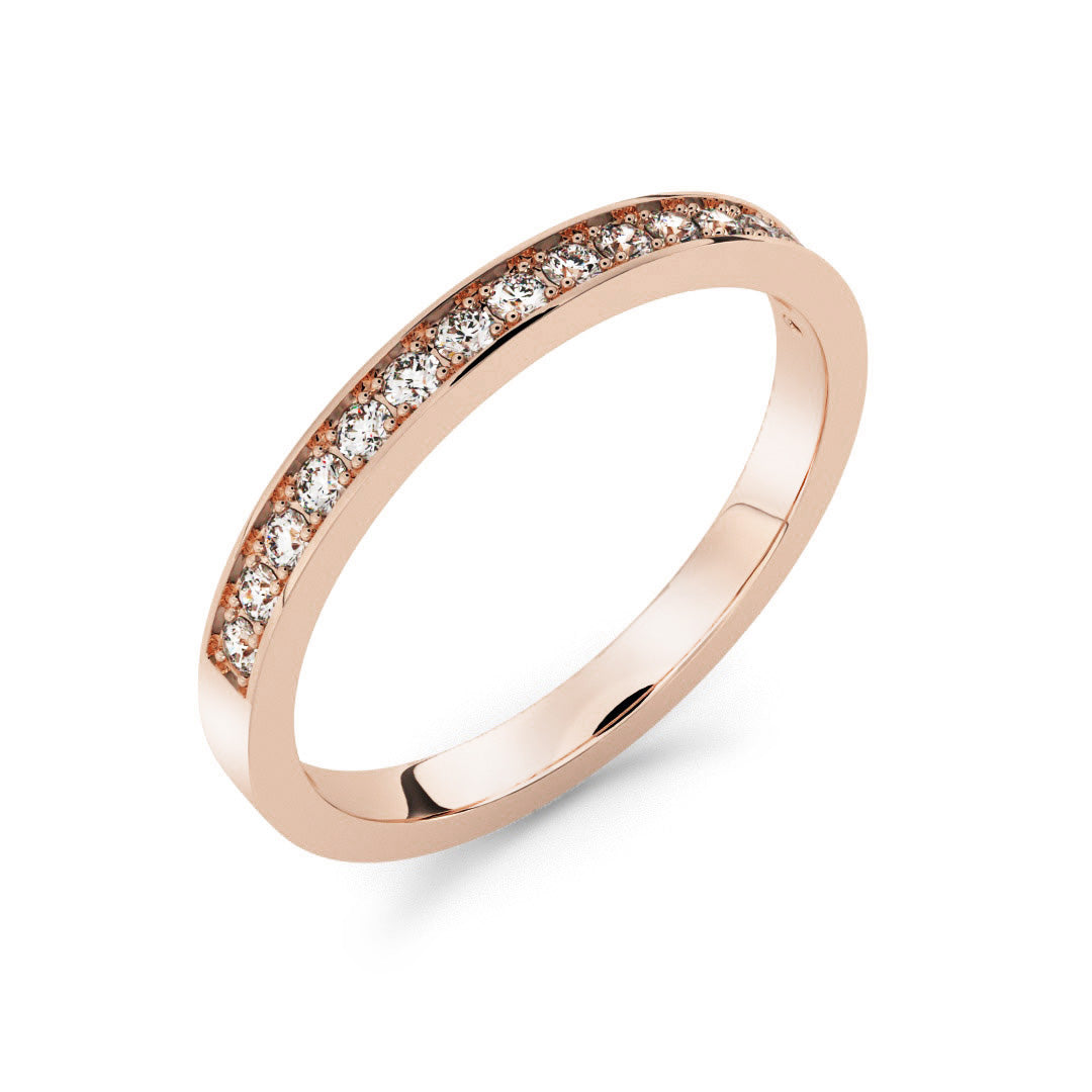 Silván Ariel Diamond Ring 0,16ct, Rose Gold, Silván Engagement Rings