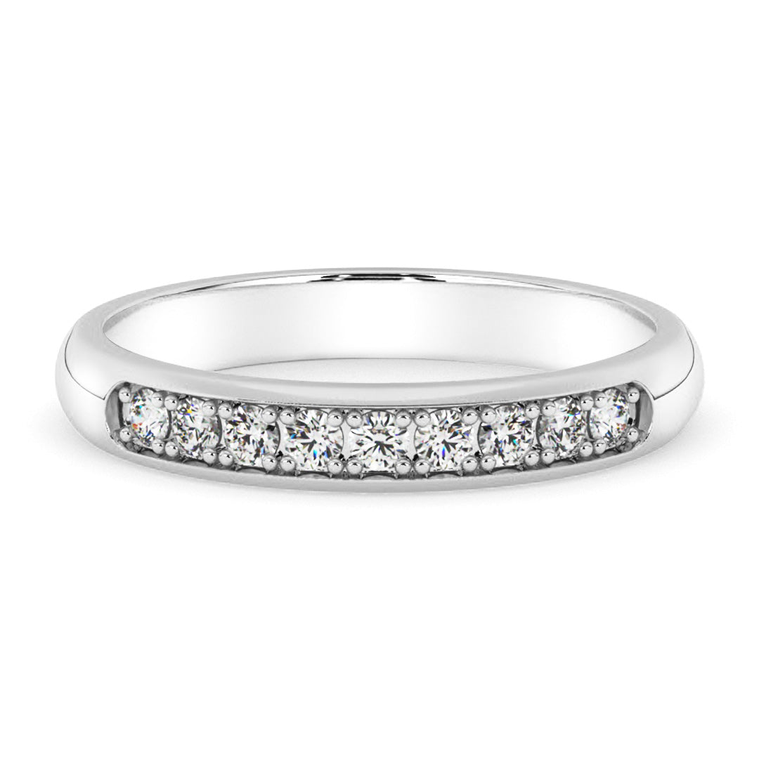 Silván timanttisormus 0,18ct, 14K valkokultaa, Silván timanttikorut - Silván - Laatukoru