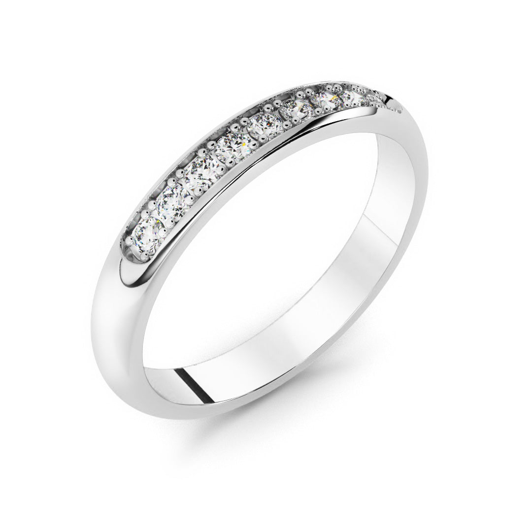 Silván timanttisormus 0,18ct, 14K valkokultaa, Silván timanttikorut - Silván - Laatukoru