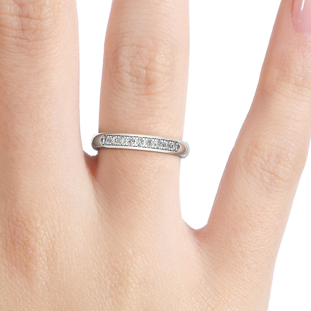 Silván timanttisormus 0,18ct, 14K valkokultaa, Silván timanttikorut - Silván - Laatukoru