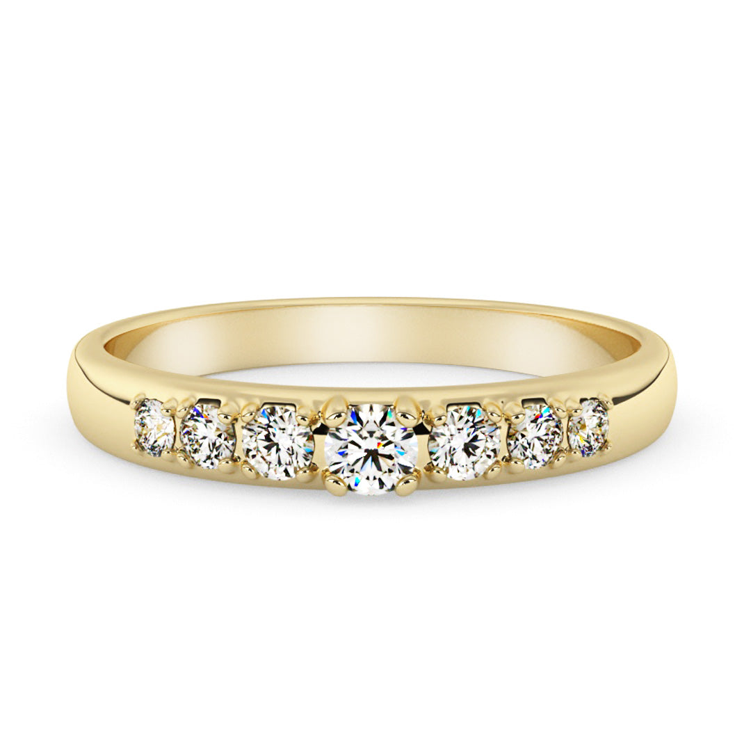 Silván timanttisormus 0,26ct, 14K keltakultaa, Silván vihkisormukset - Silván - Laatukoru