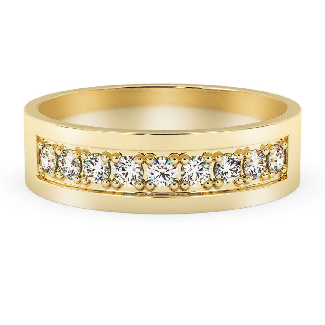 Silván timanttisormus 0,27ct, 14K keltakultaa, Silván timanttikorut - Silván - Laatukoru