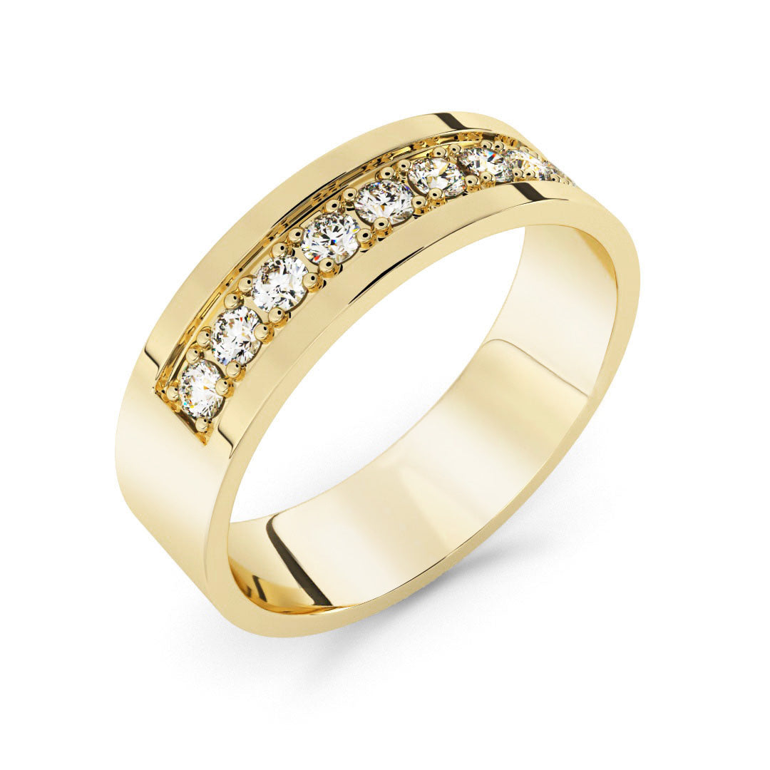 Silván timanttisormus 0,27ct, 14K keltakultaa, Silván timanttikorut - Silván - Laatukoru