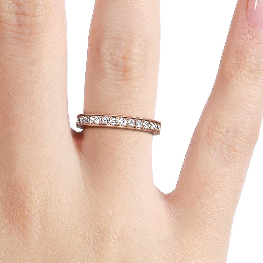 Silván Ariel Diamond Ring 0,30ct, 14K Rose Gold, Silván Engagement Rings