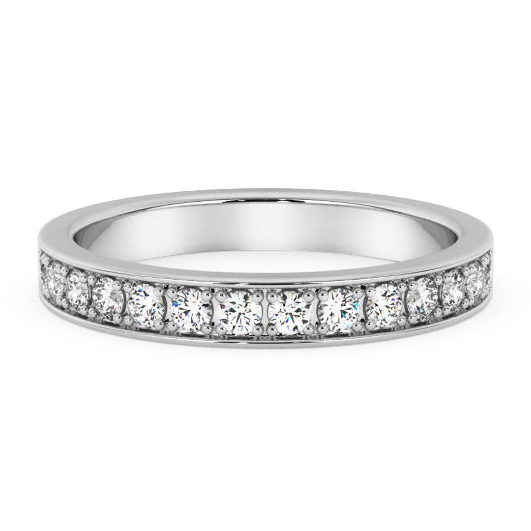 Silván timanttisormus 0,30ct, 14K valkokultaa vaakakuva , Silván timanttikorut - Silván - Laatukoru