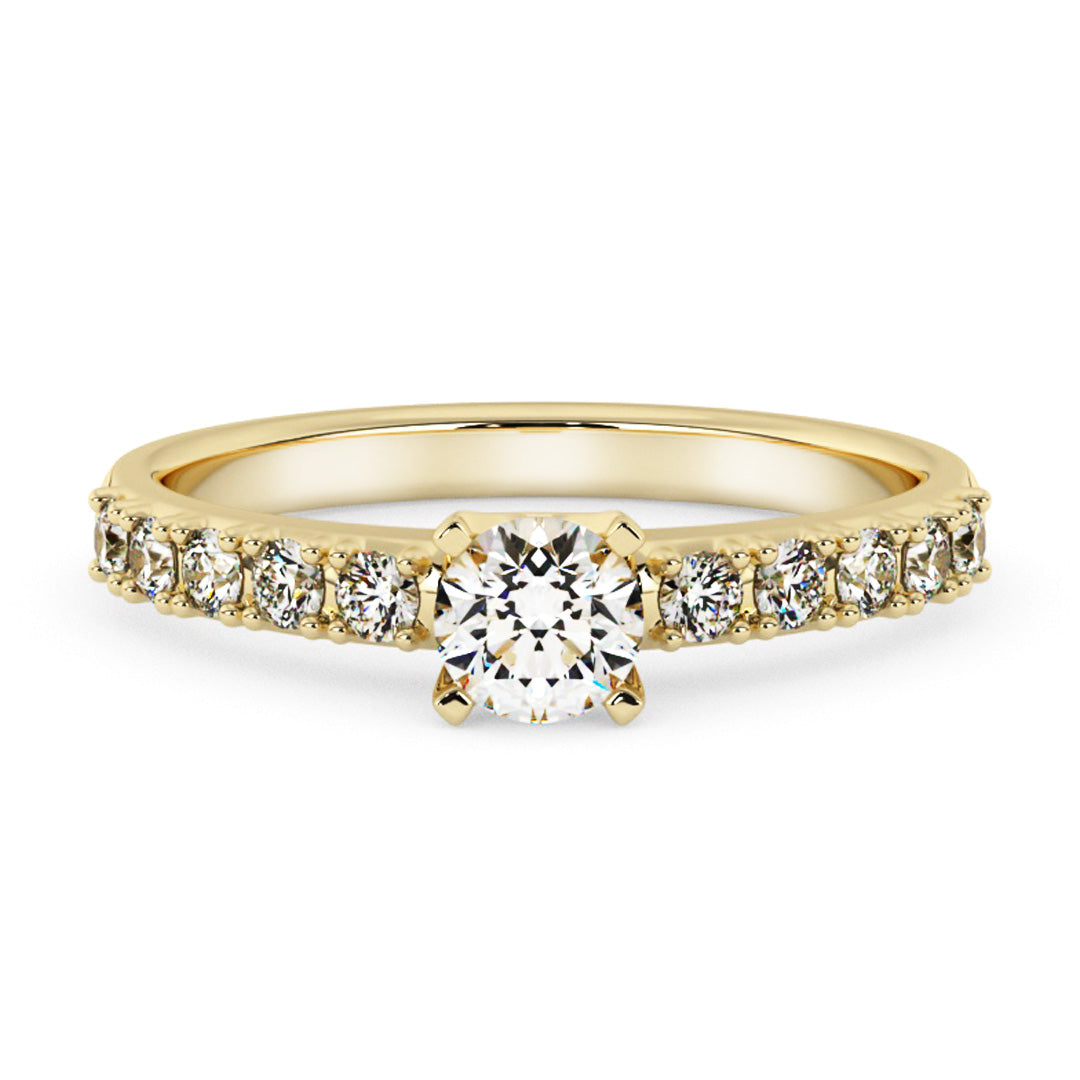Silván Diamond Ring 0,40ct, Yellow Gold, Silván Engagement Rings