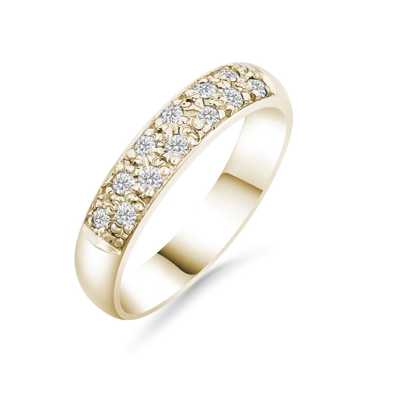 Silván timanttisormus 0,24ct, 14K keltakultaa, Silván vihkisormukset - Silván - Laatukoru