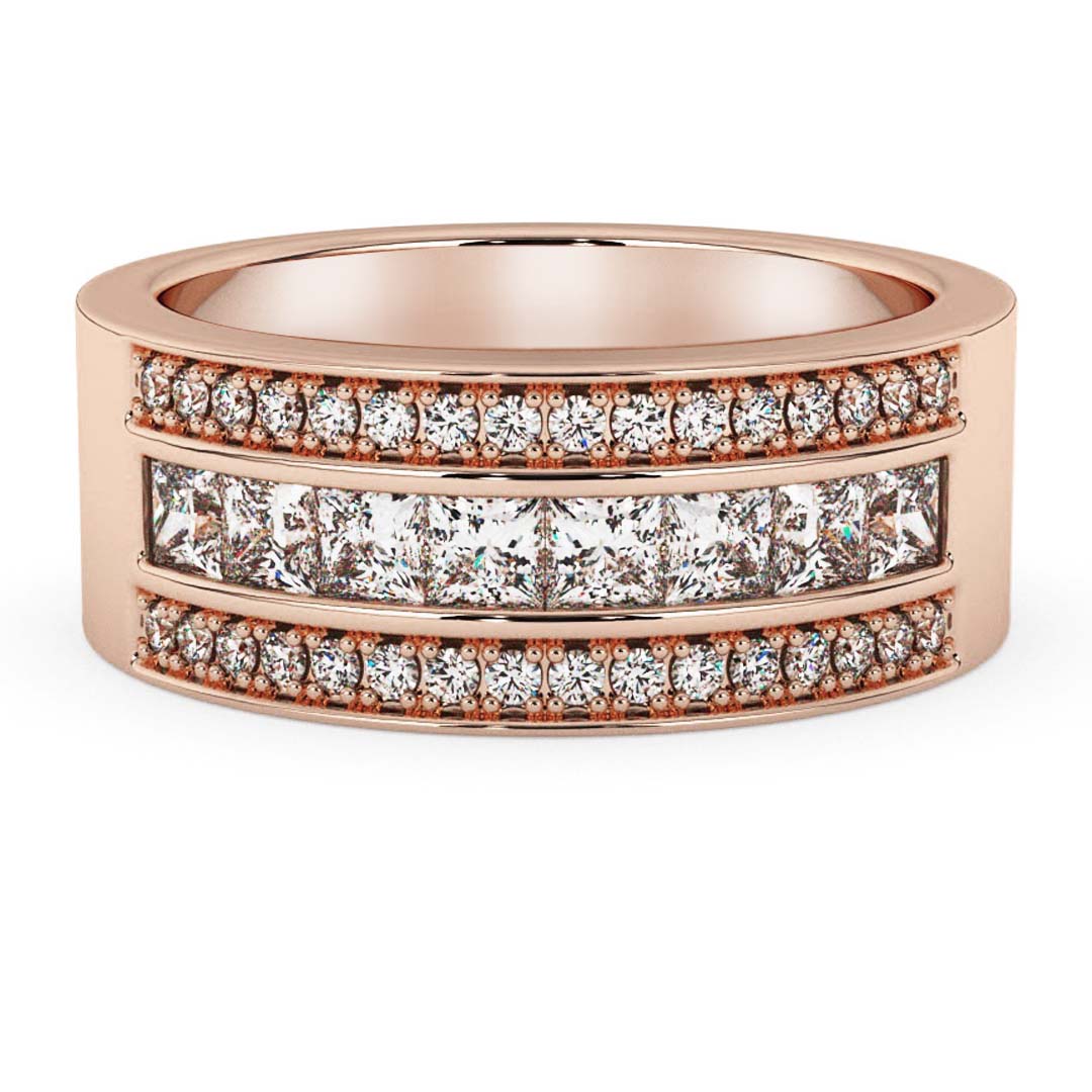 Silván timanttisormus 1,10ct, 14K rosekultaa, Silván vihkisormukset