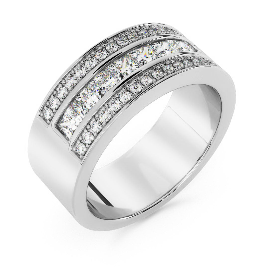 Silván timanttisormus 1,10ct, 14K valkokultaa, Silván timanttikorut - Silván - Laatukoru