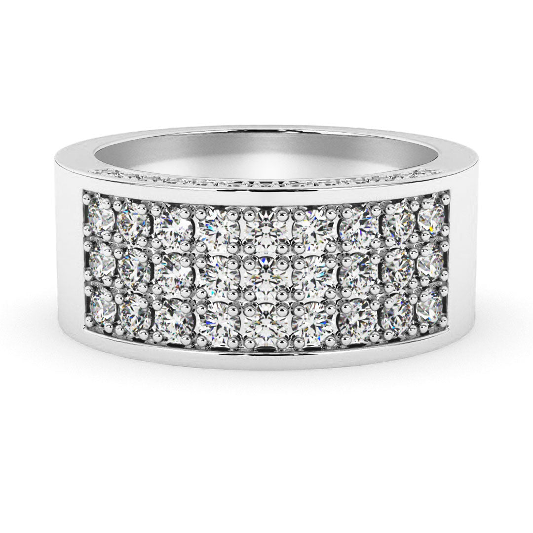 Silván timanttisormus 0,95ct, 14K valkokultaa, Silván timanttikorut - Silván - Laatukoru
