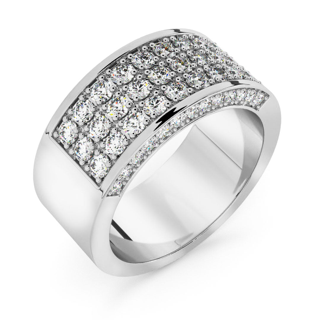 Silván timanttisormus 0,95ct, 14K valkokultaa, Silván timanttikorut - Silván - Laatukoru