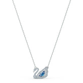 Swarovski Dancing Swan joutsen kristalliriipus sinisellä kristallilla - Swarovski - Laatukoru