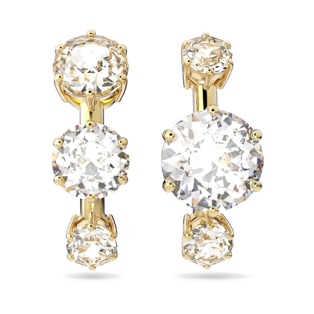 Yellow swarovski crystal earrings outlet