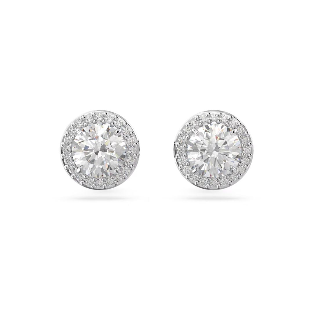 Swarovski halo earrings store