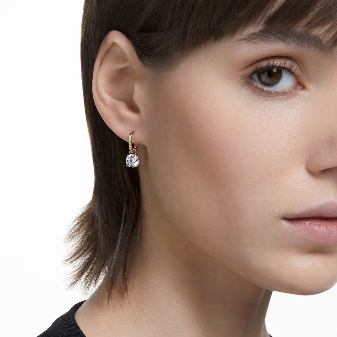 Swarovski Constella rengaskorvakorut, keltakullan väri