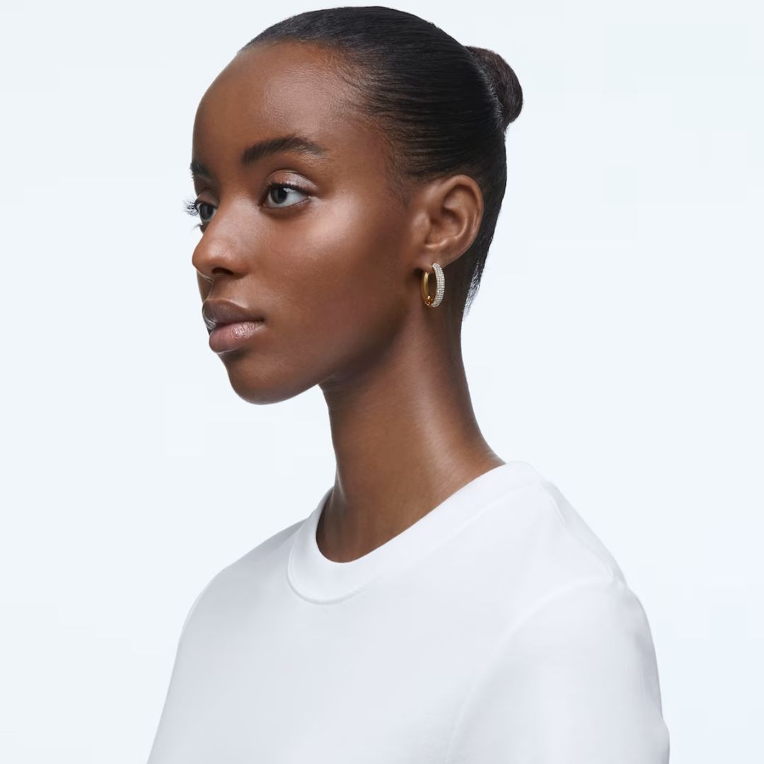 Swarovski Dextera rengaskorvakorut, koko M, keltakullan värinen