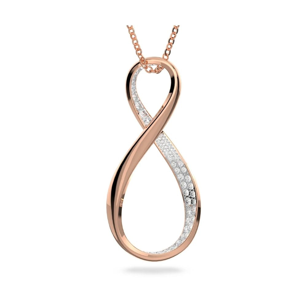 Swarovski Exist kristalliriipus, rosekullan värinen