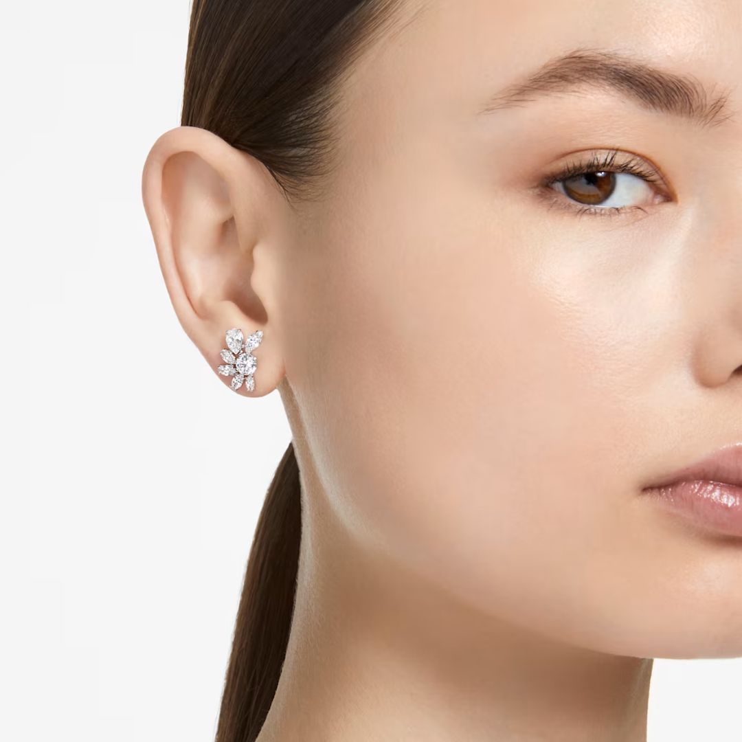 Swarovski Gema korvakorut, kirkkaat kristallit