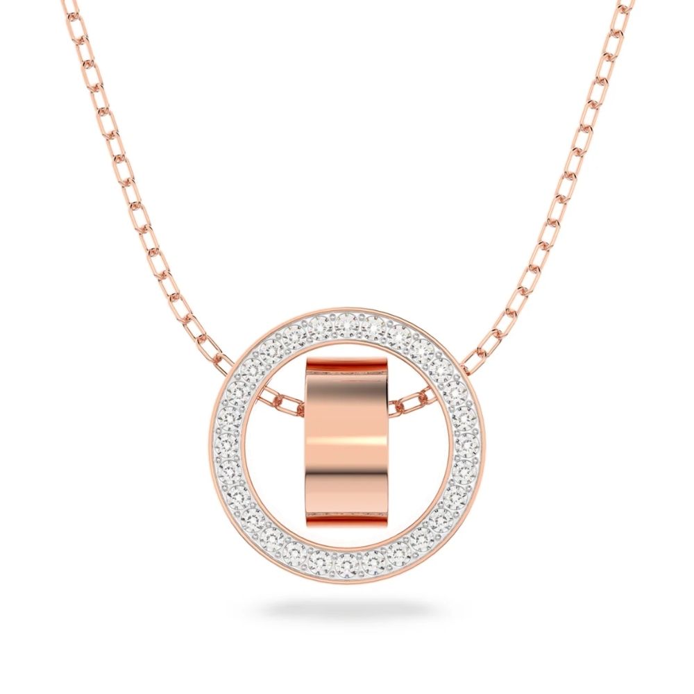 Swarovski Hollow crystal pendant, rose gold